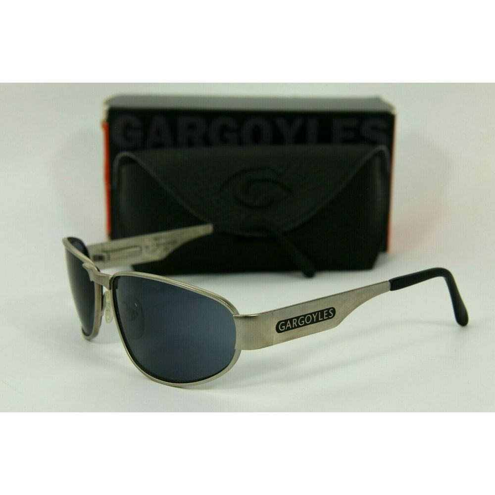 Gargoyles Vintage MOTO Matte Silver Black Ice